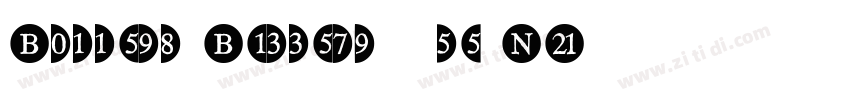 Bullets Bannertype N字体转换